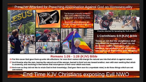 Preacher Attacked for Preaching Abomination Against God on Homosexuality