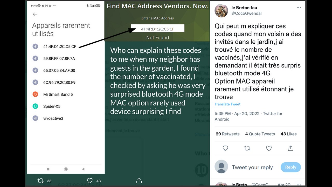 "You have 4 vaccinated guests in your garden, Sir"