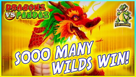 BIG WIN!!! SHORT AND SWEET! Dragons VS Pandas Slot LIZARD AND PANDA BUDDIES!