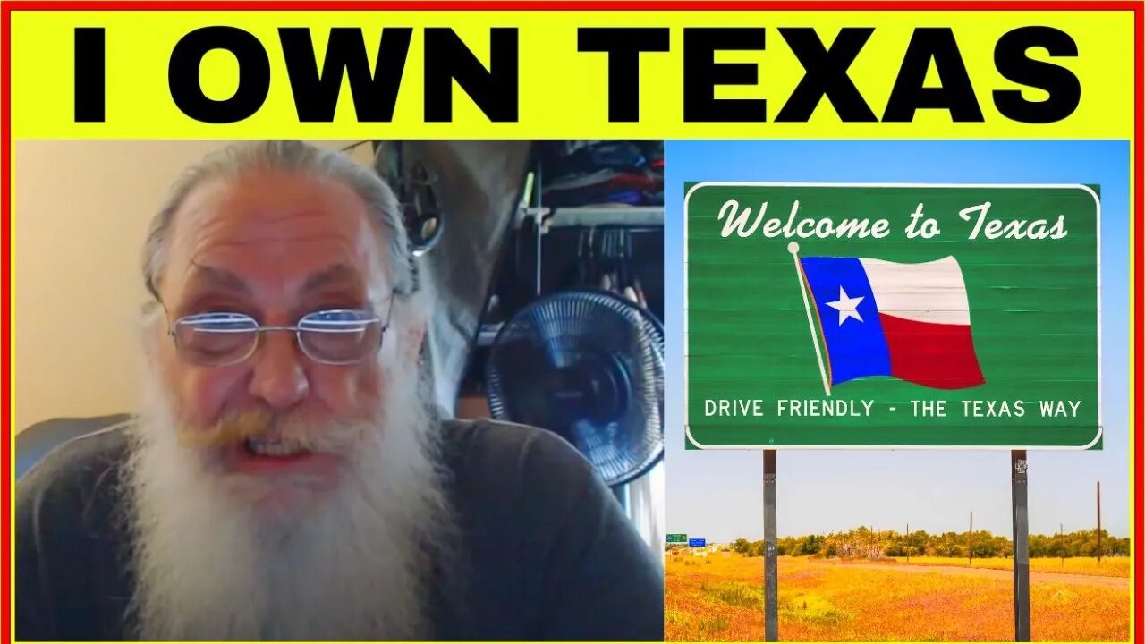 This man claims to own Texas 🤪