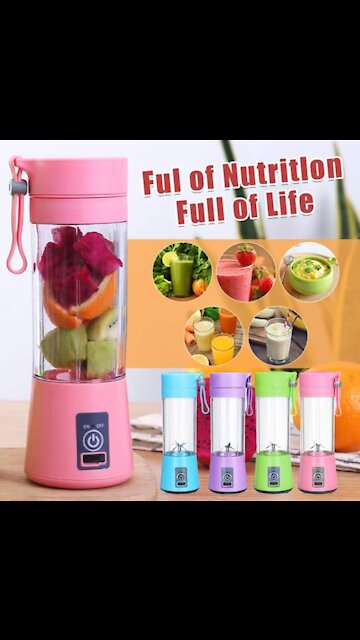 USB Rechargeable Automatic Portable Blender Juicer Mixer