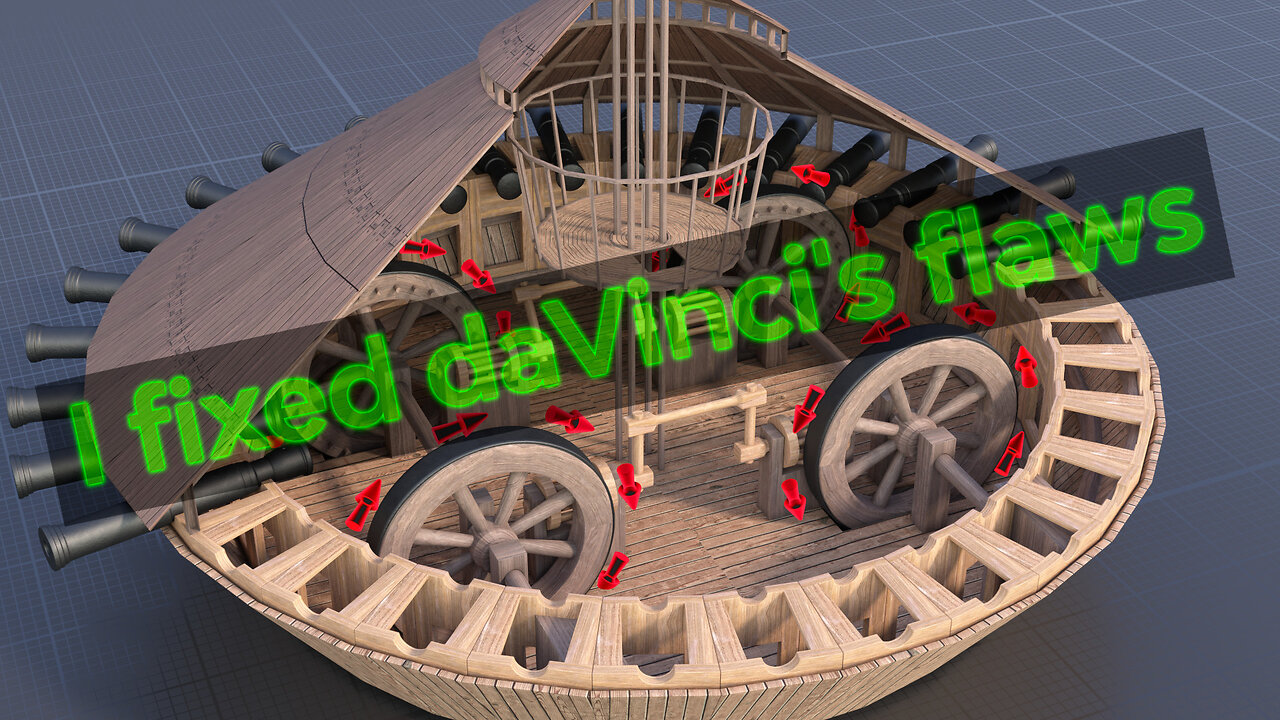Da Vinci's Tank - Design Fails And Solutions