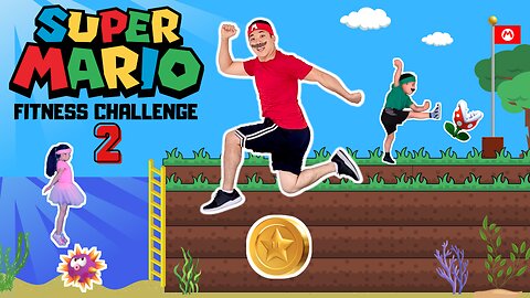 ⭐⭐ SUPER MARIO Videogame Workout 2! Kids Brain Break Exercise | GoNoodle Inspired