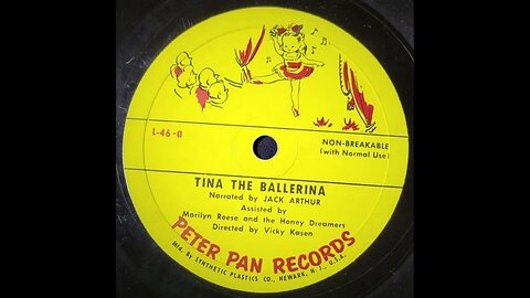 Jack Arthur, Marilyn Reese, The Honeydreamers – Tina the Ballerina