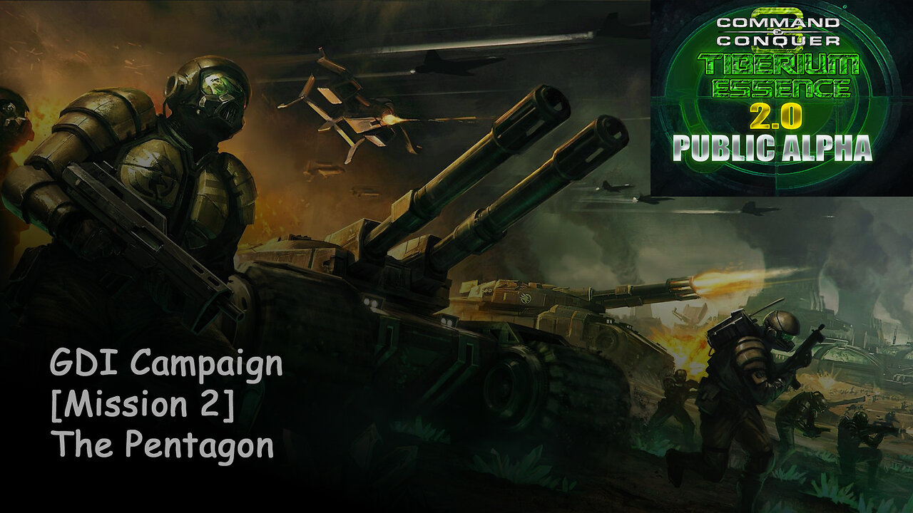 C&C 3 Tiberium Essence 2 | GDI Campaign | 2) The Pentagon