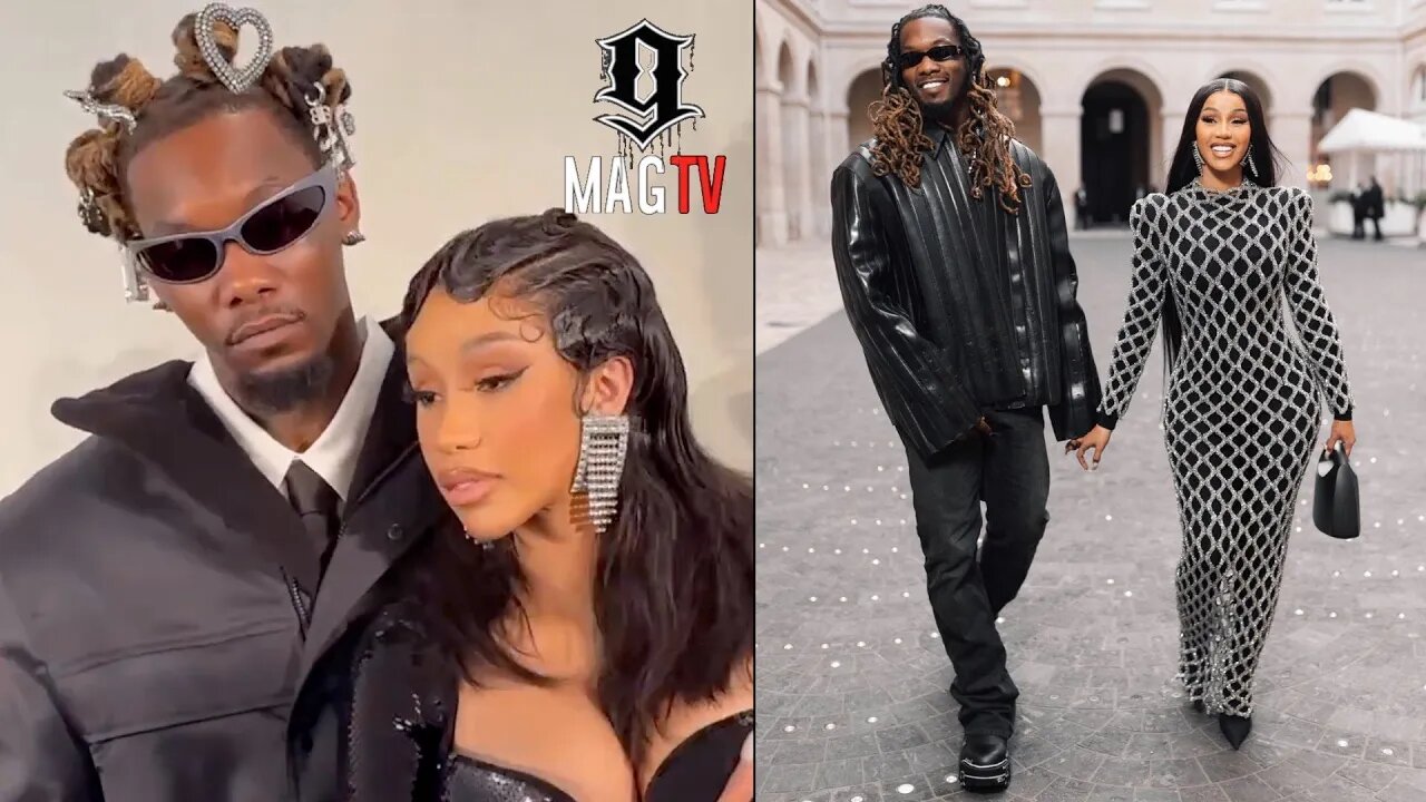 Offset Reunites With Wife Cardi B In Paris Amid Divorce Rumors! ❤️