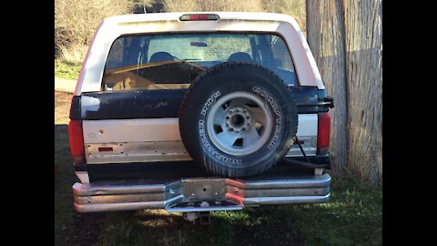 Bronco Tailgate Stuck Window