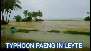 TYPHOON PAENG IN LEYTE, HINDANG, LEYTE PHILIPPINES