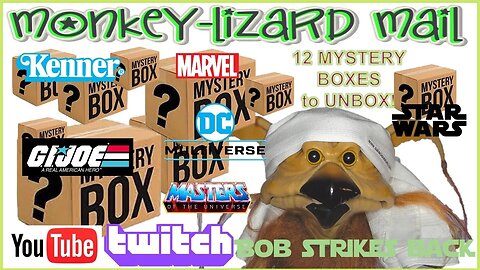 LIVE MYSTERY TOY UNBOXINGS (12 PACKAGES! Star Wars, Marvel, MOTU, GI Joe ??) - MoNKeY-LiZaRD MAIL