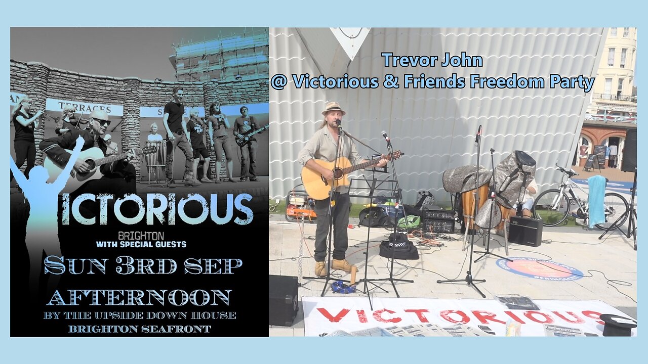 Trevor John at Victorious & Friends Freedom Beach Party 3rd September 2023