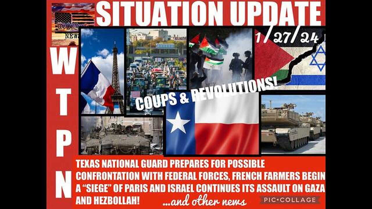 SITUATION UPDATE: COUPS & REVOLUTIONS! TEXAS NATIONAL GUARD PREPARES FOR POSSIBLE CONFRONTATION...