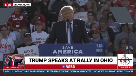 Former President Trump Blasts Biden For Recent Gaffes, Taking Orders From Easter Bunny