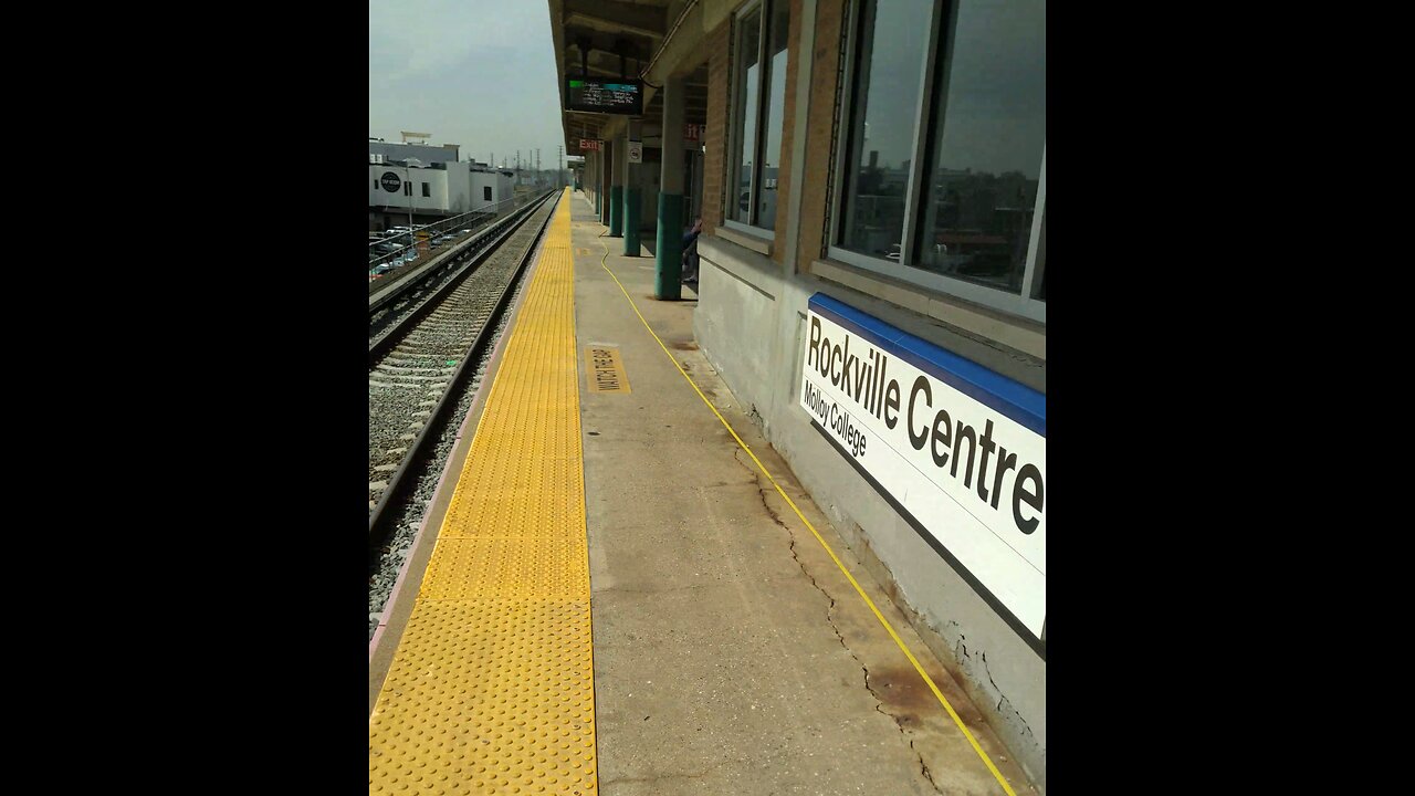 MTA LIRR Rockville Centre station elevator and escalator