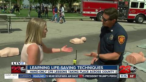 Hands-only CPR training taking place across Kern County