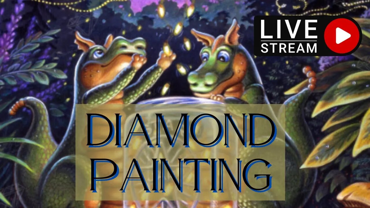 Diamond Painting ASMR | WIP & Chat | Diamond Art Club