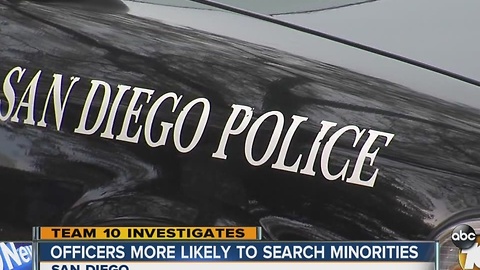 Study shows San Diego police officers more likely to search blacks, Hispanics during traffic stops