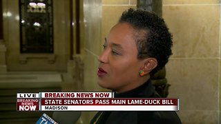 Senator Lena Taylor speaks on main lame-duck bill passing