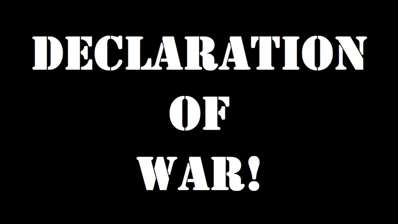 Declaration Of War For Conservatives, Christians, Patriots & Truthers - Attention Governors!