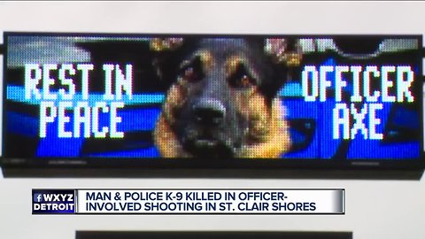 Man & police K-9 killed in officer-involved shooting in St. Clair Shores