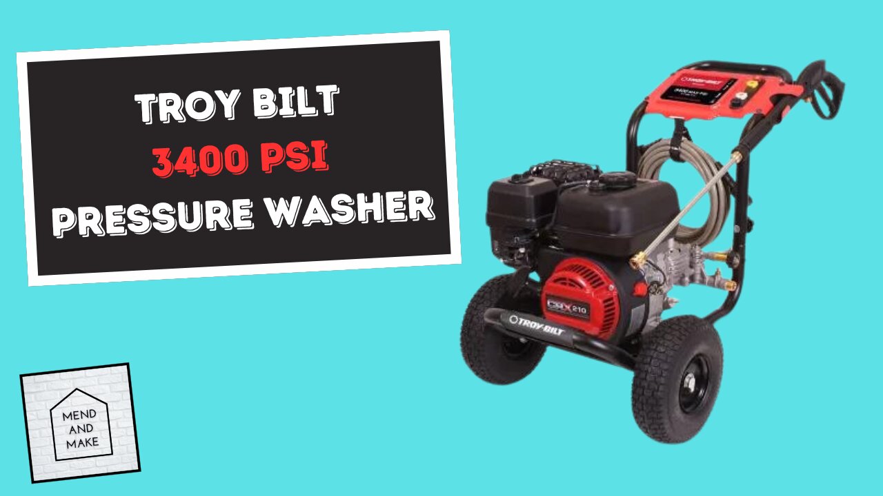 Troy-Bilt 3400 PSI Pressure Washer TB3400PW