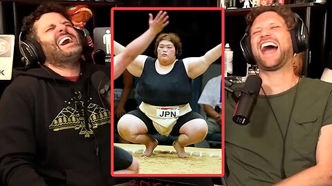 Lecturer Says There's Not Enough Women In Sumo Wrestling (BOYSCAST CLIPS)