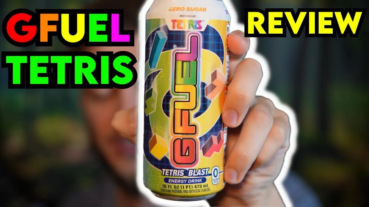 GFUEL Tetris Blast Energy Drink Review