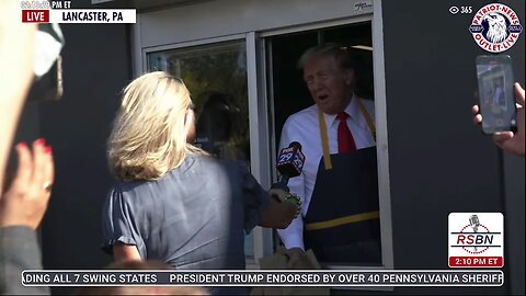 President Trump, the McDonald's Fry Guy in Pennsylvania! | 10-20-2024