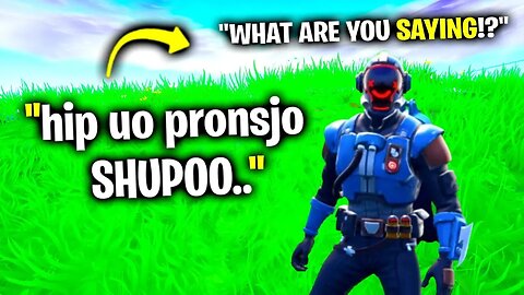 Speaking A Fake Language in Fortnite