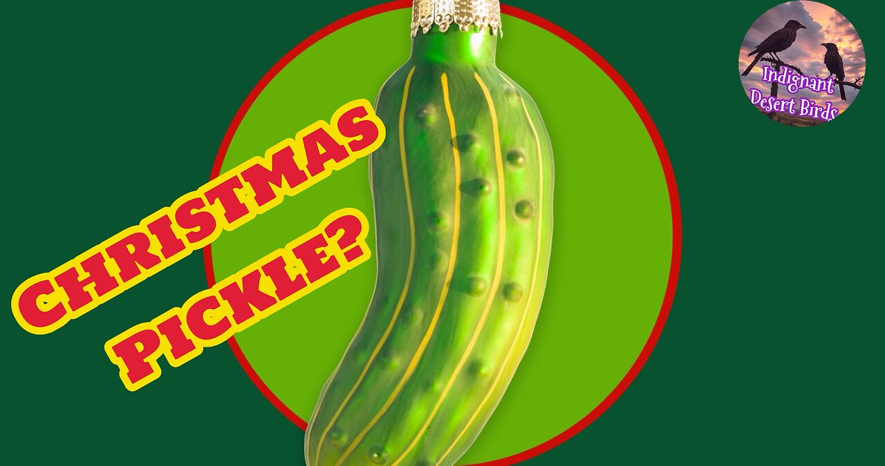 The Christmas Pickle, What the Heck is It? #christmastree #christmastales #uniquechristmas