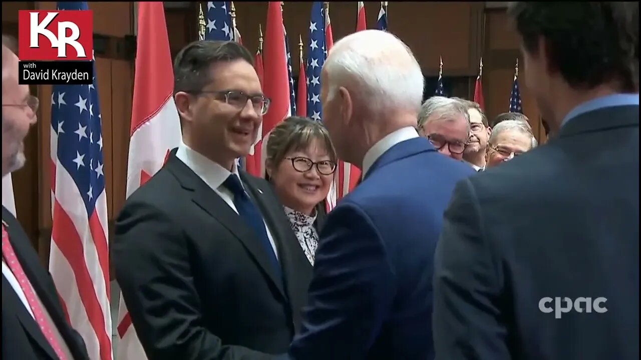 BREAKING: Biden says opposition is "unfortunate" part of system, when he speaks to Poilievre #shorts