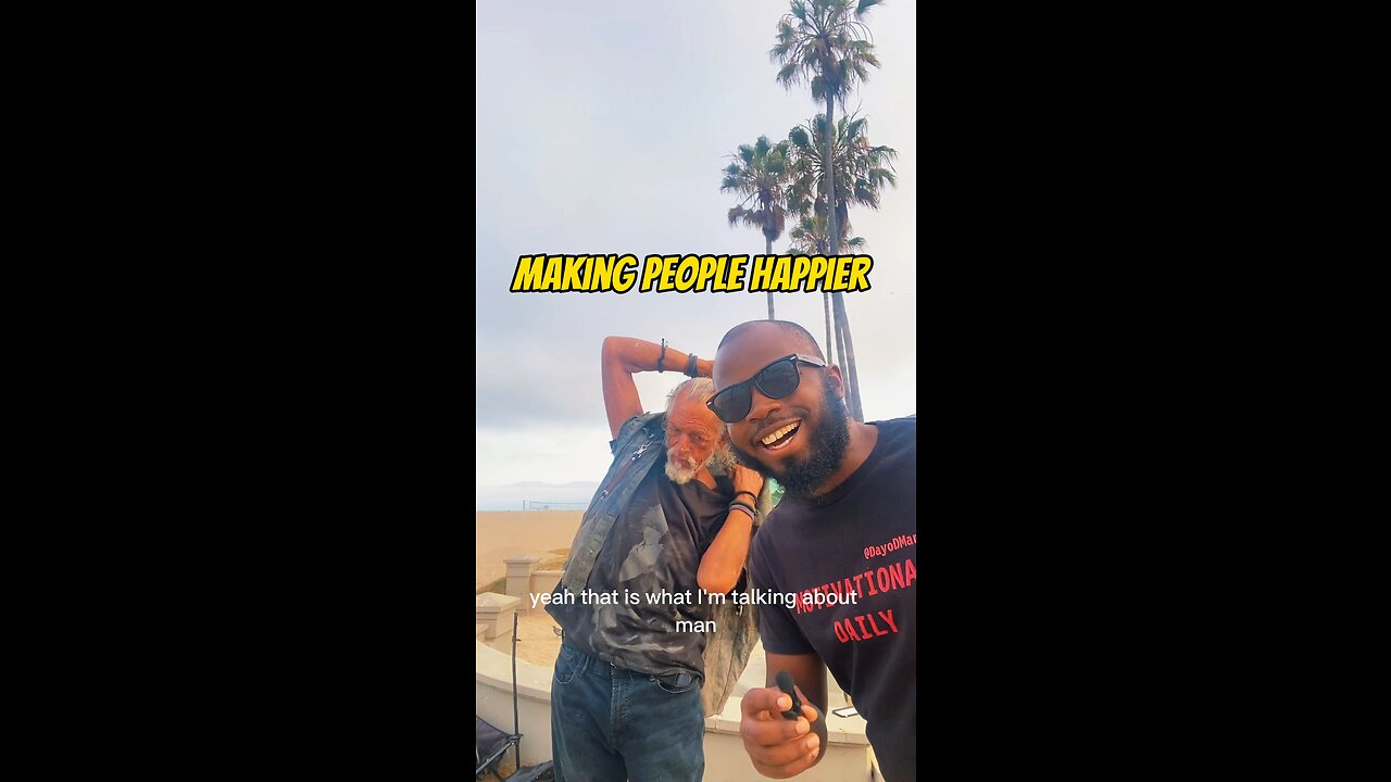 Making People Happy #dayodman #happypeople #happiness #eeyayyahh #motivation