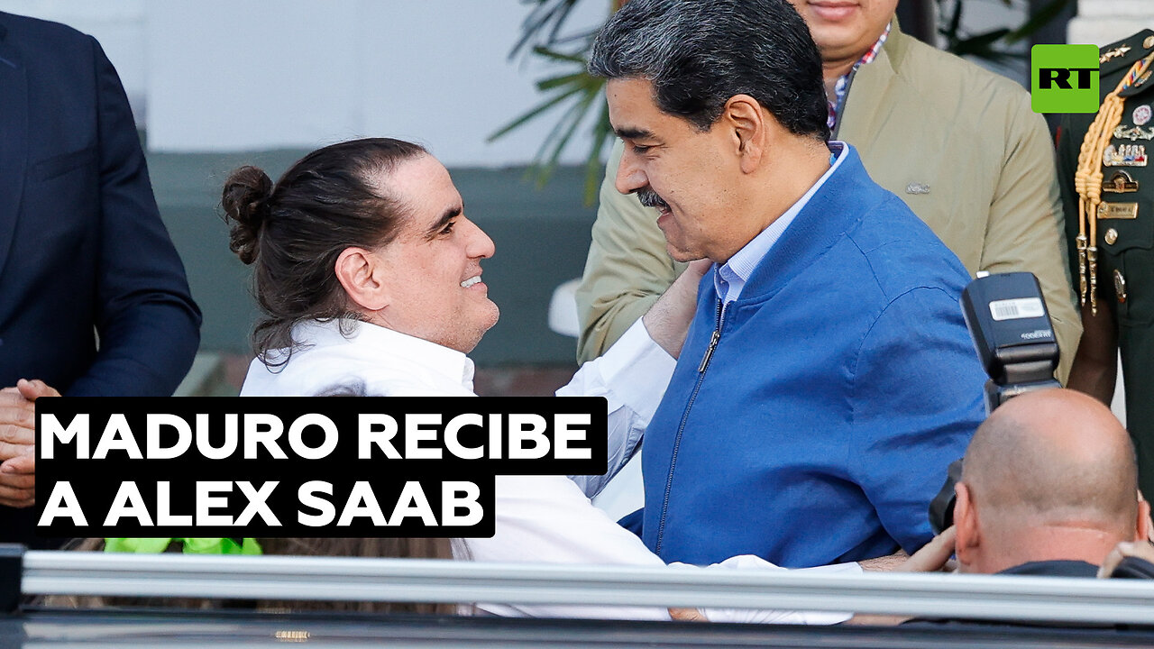 Maduro recibe en el Palacio de Miraflores al diplomático venezolano Alex Saab, liberado por EE.UU.