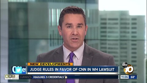 Judge rules in favor of CNN in White House suit