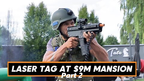 Laser Tag Battle At $9.36M Mansion | Part 2