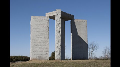 DEMOLISH THE GEORGIA GUIDESTONES - BREAKING - THE GEORGIA GUIDE STONES HAVE BEEN HIT!
