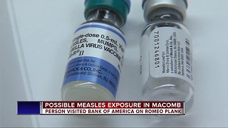 Measles exposure location confirmed in Macomb County