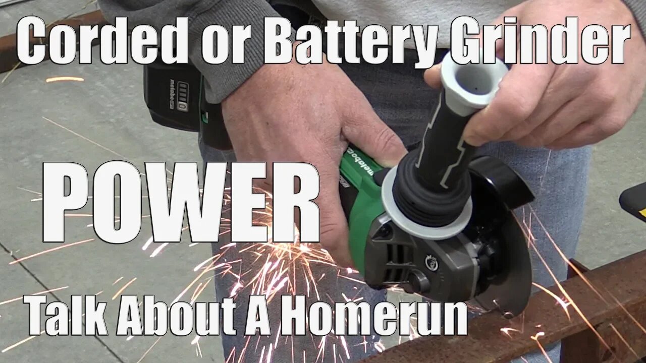 Metabo HPT G3612DA 36V Multi-Volt 4-1/2" Brushless Angle Grinder | Battery or AC