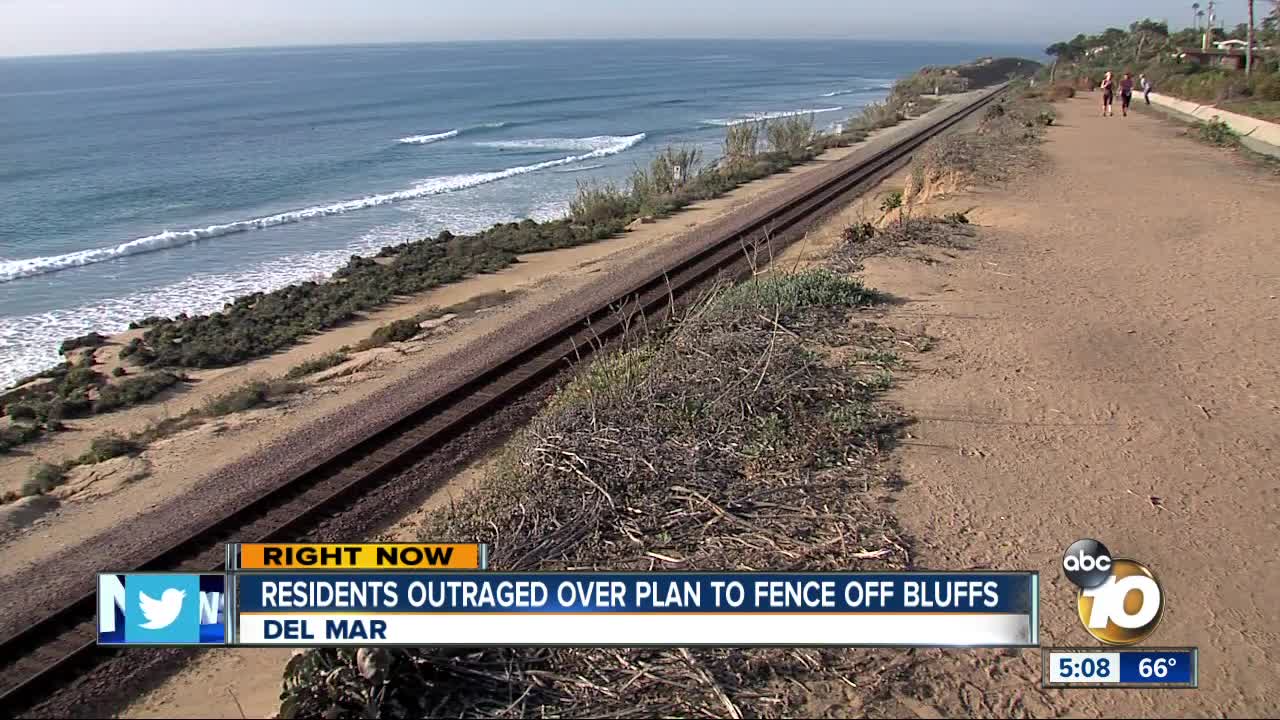 Residents, surfers angry over plan to fence off coastal bluffs