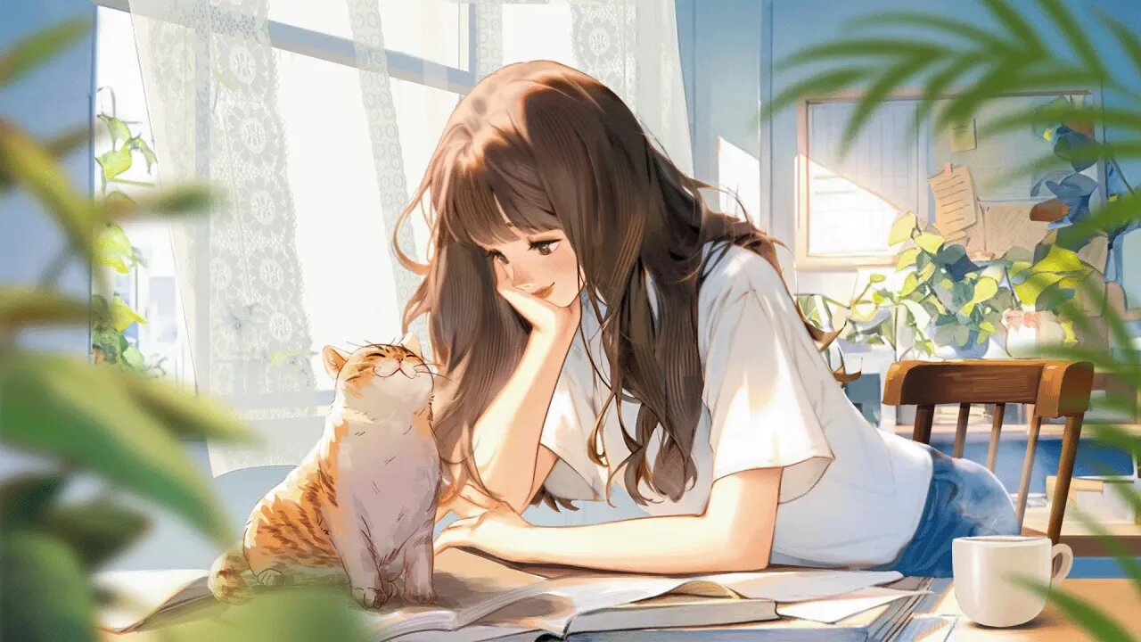 Positive Mood 🌻 Chill music to start your day ~ Chill lofi mix | relax / study / stress relief