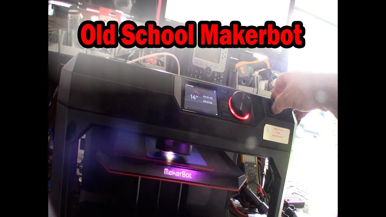 Makerbot Replicator+ Blast From Past, No Heated Bed, No Live Z Adjust