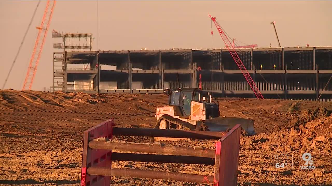 Burlington neighbors think blasts from Amazon hub construction are damaging their homes