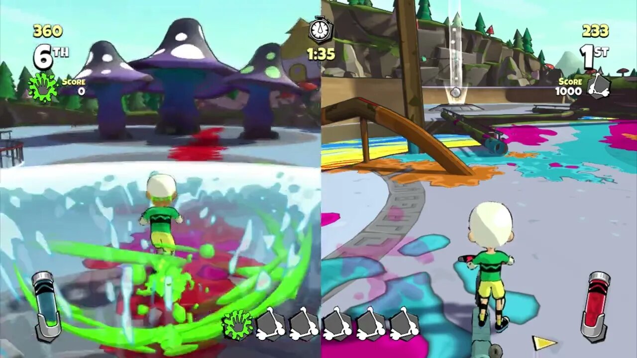 Crayola Scoot Multiplayer - Splitscreen Versus (Gameplay #3)