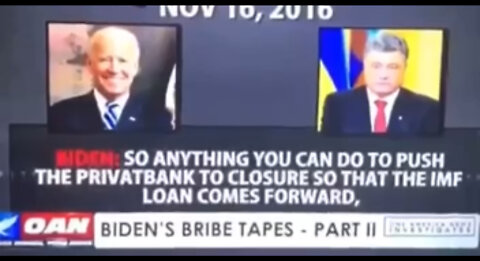 OAN Evidence Against Biden Worse Then ANYTHING Trump Ever Did.