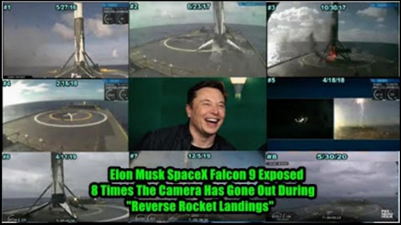 Elon Musk SpaceX Falcon 9 - 8 Times The Camera Has Gone Out During "Reverse Rocket Landings"