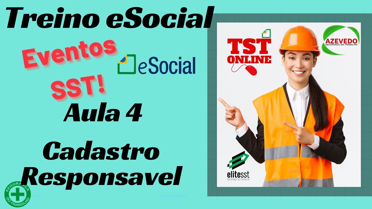 Aula 4 Cadastro de Responsável l Tstonline Sistemas Software SST