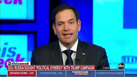 Rubio Joins ABC's This Week to Discuss Mueller Investigation