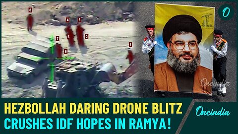 Hezbollah Blows Up IDF HQ in Ramya—Israel Stunned by Devastating Drone Strike| Watch