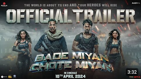 Bada Miyan Chota Miyan-Official Hindi Trailer Akshay (Kumar & Tiger Shroff )