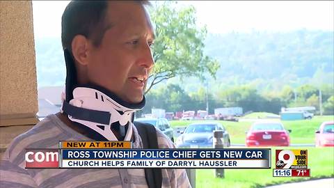 Ross Township police chief gets new car