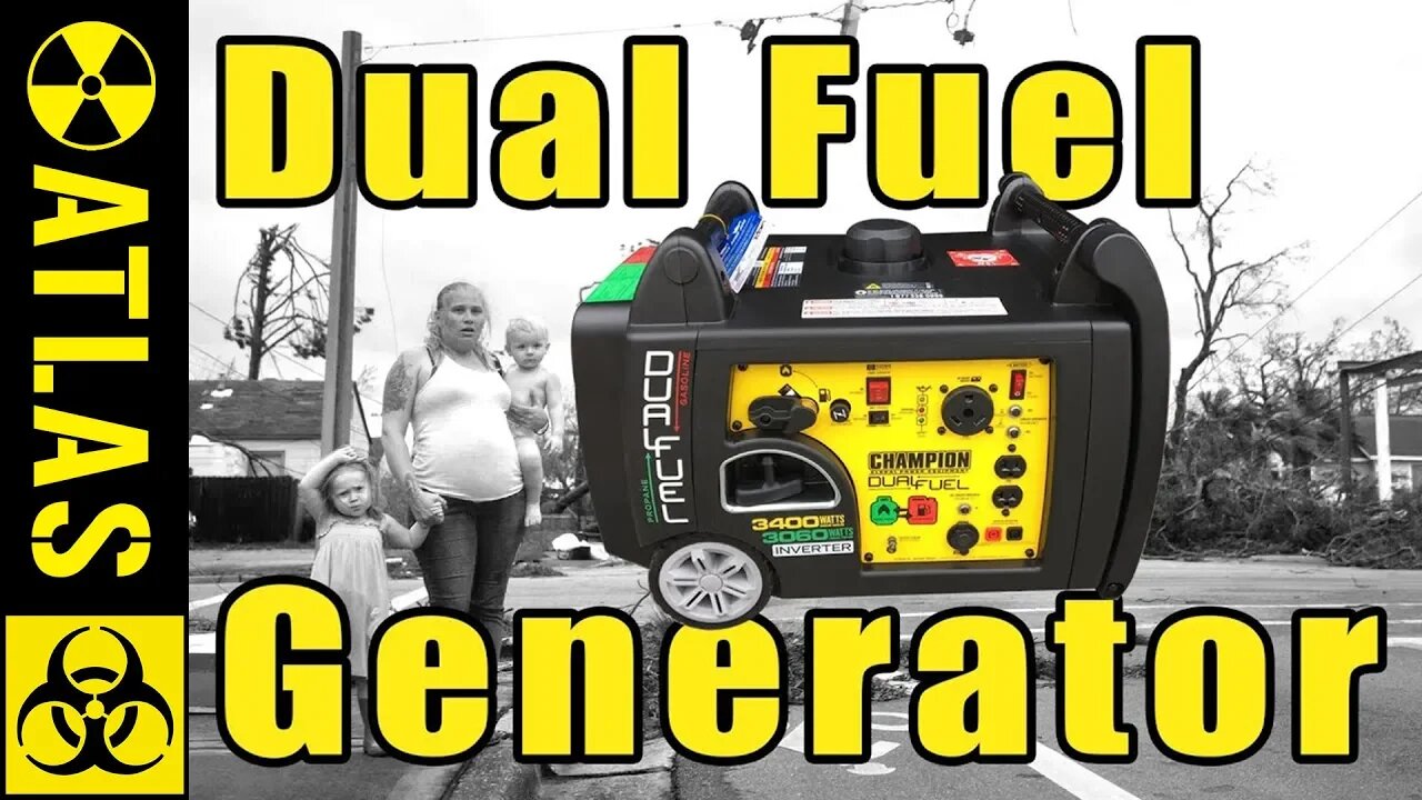 Champion Dual Fuel Generator Runs On Both Propane or Gasoline